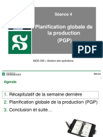 MQG342 Cours 4 Planification Globale de La Production PGP PDF