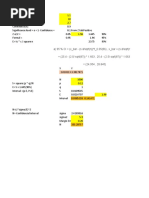 Quiz Calculation Sheet