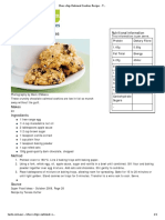 Choc-Chip Oatmeal Cookies Recipe