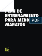 Nike Run Club Half Marathon Training Plan Spanish