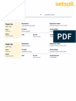 Flight Itinerary E-Ticket - 0063 - 2