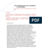 Virus en alimentos y salud pública