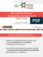Nueva Política Nacional de Desarrollo e Inclusión Social