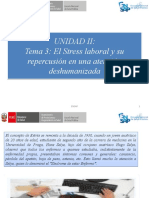 3 Unidad II - El Estress Laboral y Su Repercusión en Una Atención Deshumanizada