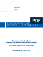 Documento Actividades