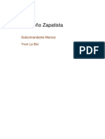 (Crónicas) Subcomandante Marcos, Yvon Le Bot - El Sueño Zapatista-Editorial Anagrama (1997)