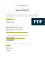 Evaluación Tercera Unidad