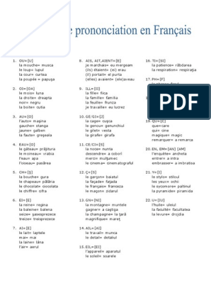 PDF) Les normes de prononciation du français. Une étude perceptive