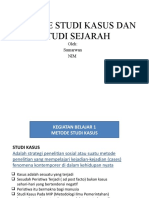 Metode Studi Kasus Dan Studi Sejarah