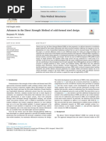 Schafer (2019) Advances in The Direct Strength Method of Cold-Formed Steel Design