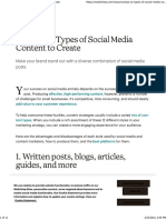 The Top 12 Types of Social Media Content To Create