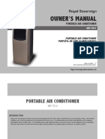 Owner'S Manual: Portable Air Conditioner