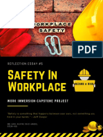 Reflection Essay #5 (Workplace Safety)