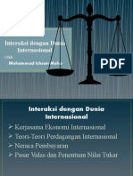 Interaksi Dengan Dunia Internasional