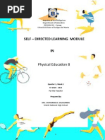 Self - Directed Learning Module: Physical Education 8