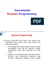 Deterministic Dynamic Programming 2018
