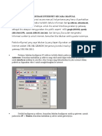 Modul 1 Setting Koneksi Internet Secara Manual