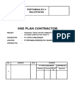 HSE PLAN PENGADAAN TENAGA PEMBANTU