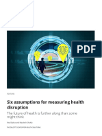DI - Six Assumptions For Measuring Health Disruption