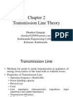 Transmission Line Theory: Shankar Gangaju Kathmandu Engineering College Kalimati, Kathmandu