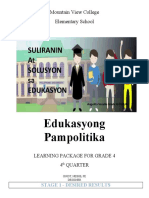 Filipino Module For Teacher