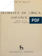 Floresta de Lírica Española (J. M. Blecua, Compilador) (1963) (S)
