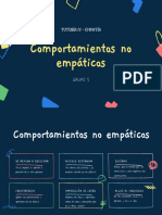 Comportamientos No Empaticos