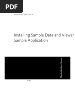 Installing Sample Data and Viewer Sample Application: Mapguide Open Source