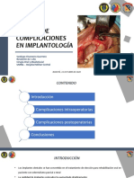 Manejo de Complicaciones en Implantes Dentales