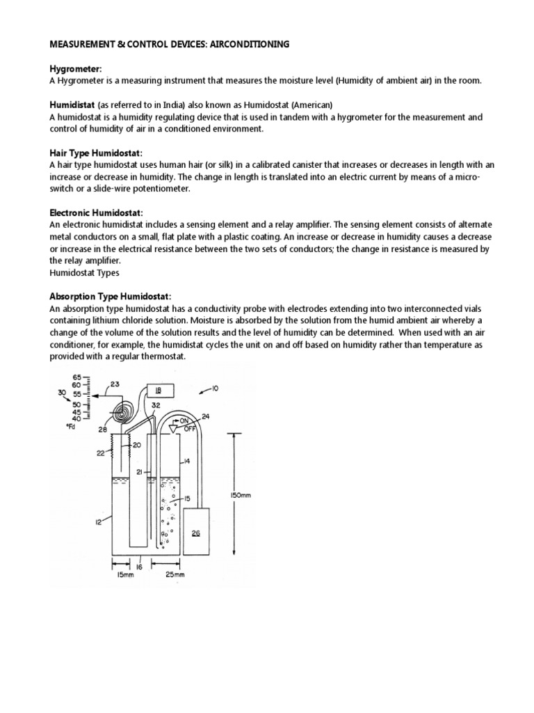 Thermostats & Humidostats | PDF | Thermostat | Humidity