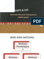 Bab 10 Implikasi Motivasi DLM Pengajaran & Pembelajaran