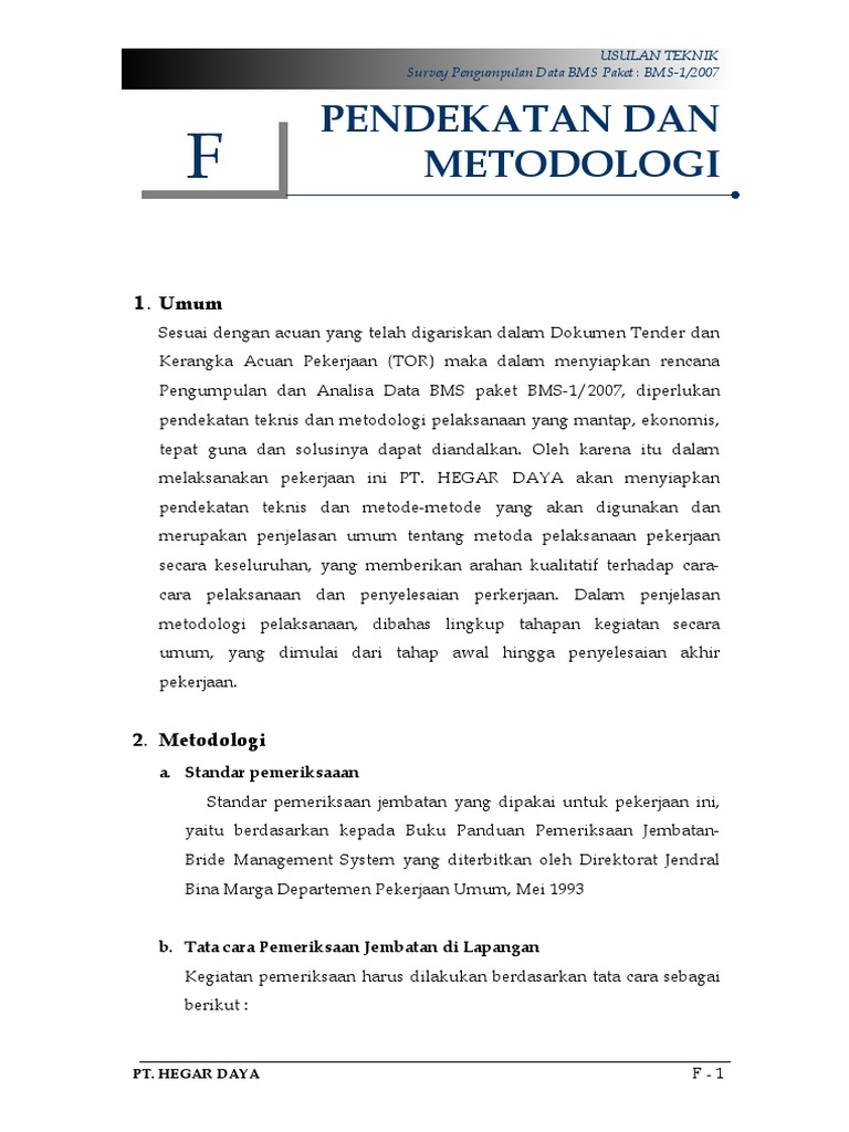 F Metodologi BMS 1 | PDF