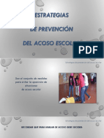 Estrategias de Prevención Del Acoso Escolar