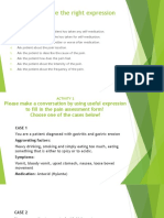 LATIHAN QUESTIONING TO FILL PAIN ASSESSMENT FORM