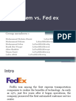 Systems TCS VS FED EX
