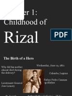 CHAPTER 1 CHILDHOOD OF RIZAL Edited