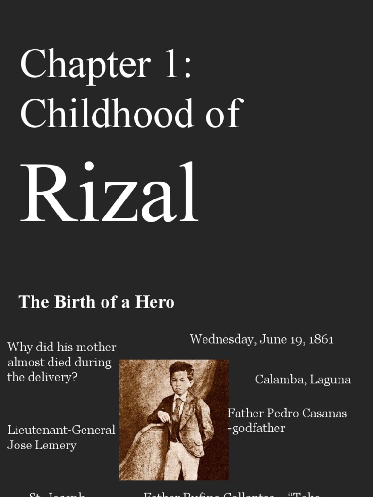 Rizal's Childhood and Family Legacy | PDF | Spanish Colonization Of The ...