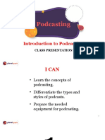 Podcasting 1 Introduction To Podcasting ClassPresentation