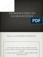 Introduction To The Study of Globalization Final