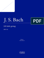 Bach BWV 82 Partitur Mit Bezifferung