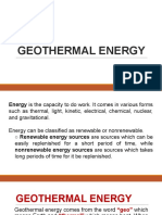 Geothermal Hydroelectric Solar