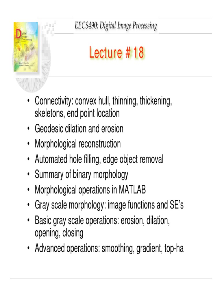 Lecture 18 PDF Computer Vision Geometry