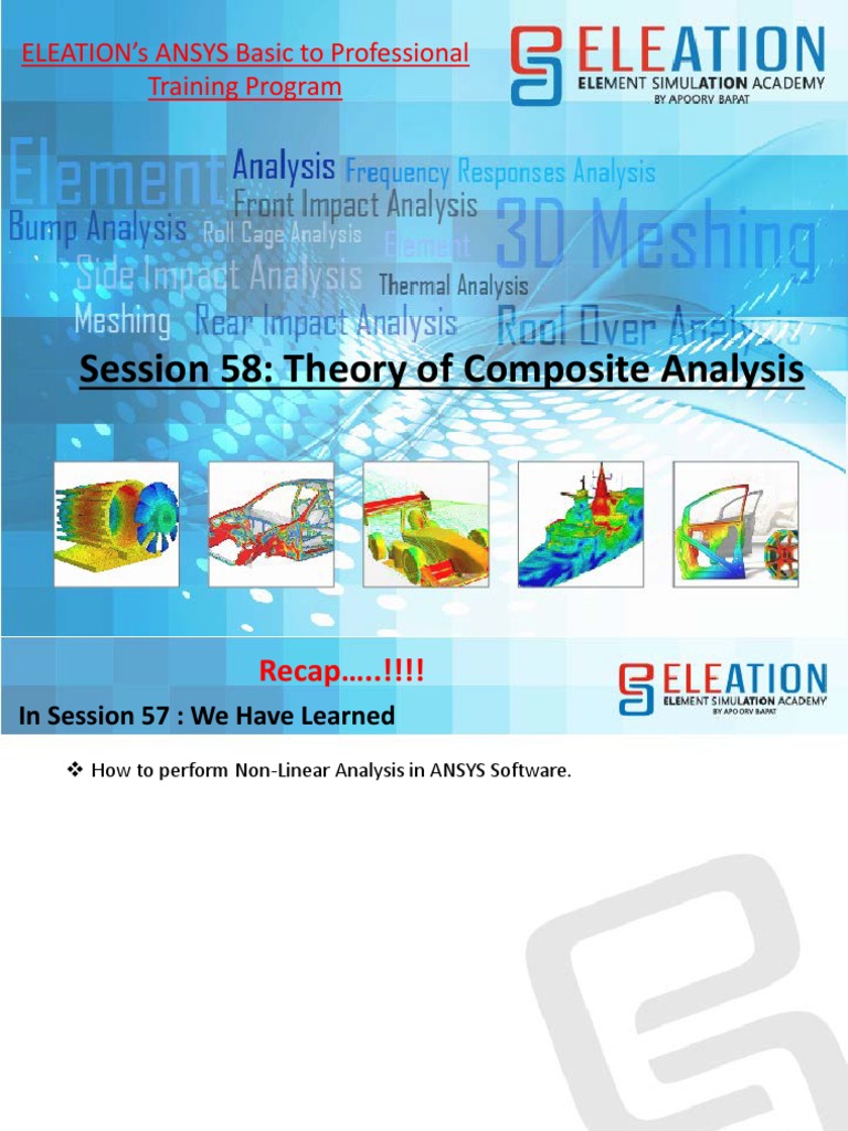 Composite Analysis in ANSYS Training | PDF | Composite Material | Fibers