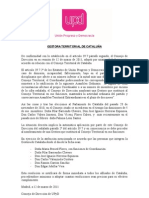 Resolución Del Consejo de Dirección de UPyD