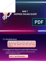 BAB 7 (Ekspresi DLM Query)