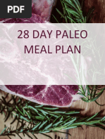 Challange - Paleo Recipes and Meal Plan