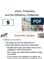 Consumers, Producers, and The Efficiency of Markets