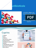 Antibioticele - Farmacologie