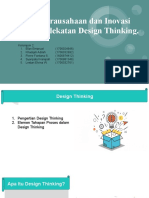 Proses Kewirausahaan Dan Inovasi Dengan Pendekatan Design Thinking.