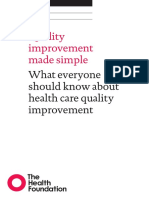 Quality Improvement Made Simple